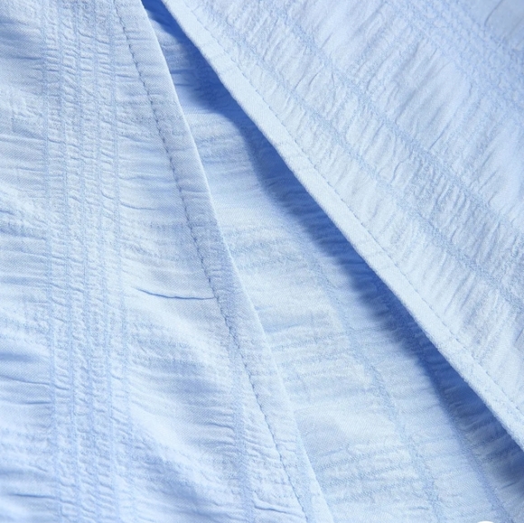 Blue Squareneck Midi Dress - Picture 2 of 6